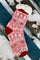 Fluffy Xmas Sock | Pink | Julesokker fra Lazy Bear