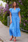 Azure Long Dress | Sky Blue