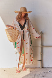 Tiki Bloom | Green | Kimono fra Statebird