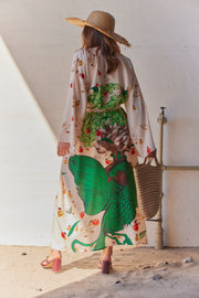 Tiki Bloom | Green | Kimono fra Statebird