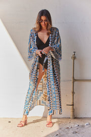Kailani | Blue Print | Kimono fra Statebird