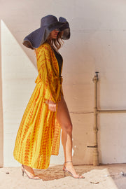 Mauna Kea Kimono | Yellow | Kimono fra Statebird