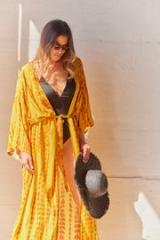 Mauna Kea Kimono | Yellow | Kimono fra Statebird