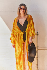 Mauna Kea Kimono | Yellow | Kimono fra Statebird