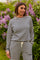 Tini Stripe Sweat | Blå | Bluse fra Statebird