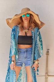 Mana Luxe | Blue | Kimono fra Statebird
