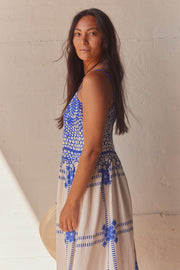 Firenze Cobolt Dress | Blue | Kjole fra Atelier C