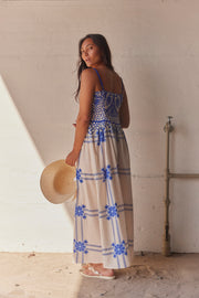 Firenze Cobolt Dress | Blue | Kjole fra Atelier C