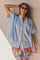 Hevea Tunika | Blau | Hemd von Atelier C