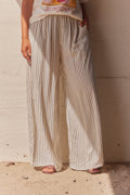 Striped Pants P9938  | Blue | Bukser fra Atelier C – nedsat