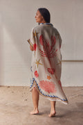 Langusta Lobster Shirt Dress | Marineblau | Kleid von Atelier C
