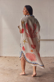 Langusta Lobster Shirt Dress | Navy | Kjole fra Atelier C