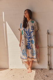 Langusta Lobster Shirt Dress | Navy | Kjole fra Atelier C