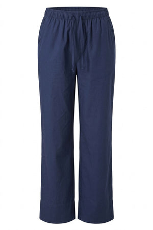 Polly Cotton Pants | Navy
