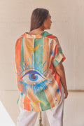 Horus Heart SS shirt | Orange | Skjorte fra Atelier C – nedsat