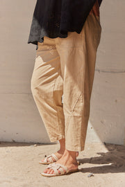 Cropped Pants FY016  | Beige | Bukser fra Atelier C