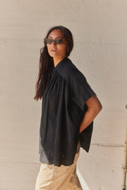 Hevea Tunic | Sort | Skjorte fra Atelier C
