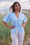 Sonja Cardigan Jacket | Sky Blue – nedsat