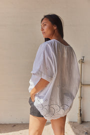 Mary Broderie Anglaise Top | Bluse fra Atelier C
