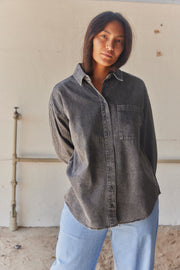 Lisea Shirt 205483 | Vintage Grey Denim | Skjorte fra Freequent