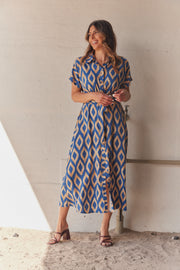 Mary Patterned Dress | Kjole fra French Laundry