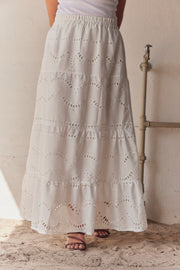 Broderie Anglaise Skirt 8686 | Nederdel fra Atelier C
