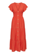 Elizabeth Dress | Red | Kjole fra Atelier C – nedsat