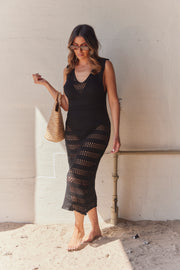 9019 Dress | Black | Kjole fra Atelier C