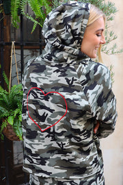 Sue Long Hoodie Dress | Camo | Kjole fra Liberté