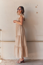 Elizabeth Dress | Beige | Kjole fra Atelier C