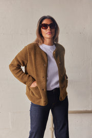 Ada Teddy Jacket | Army | Jakke fra French Laundry