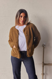 Ada Teddy Jacket | Army | Jakke fra French Laundry