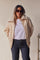 Bamie Teddy Zip | Creme | Jakke fra French Laundry