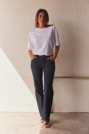 Molly Jeans | Raw Blue Denim | Jeans fra French Laundry