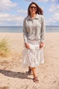 Mauda Polo Knit | Light Gray – nedsat