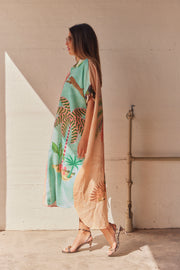 Pastel Palms Shirt Dress | Kjole fra Atelier C