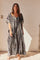 Serengeti Sun Dress | Black | Tiedye Kaftan kjole fra Statebird