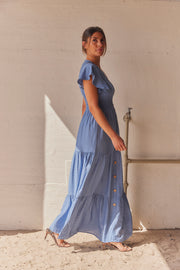Elizabeth Dress | Blue | Kjole fra Atelier C
