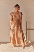 Elizabeth Dress | Light Maroon | Kjole fra Atelier C – nedsat