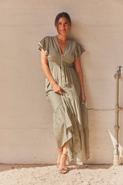 Elizabeth Dress | Green | Kjole fra Atelier C