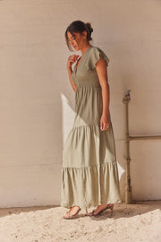 Elizabeth Dress | Green | Kjole fra Atelier C