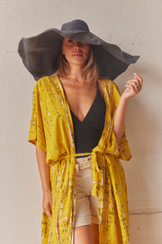 Kauai Kimono | Yellow Tiedye | Kimono fra Statebird
