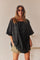 Marie Broderie Anglaise Top | Black | Bluse fra Atelier C