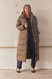 Asta Coat | Mørkegrøn | Frakke fra French Laundry