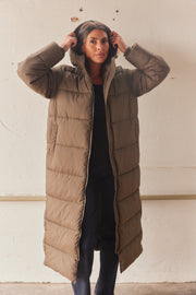 Asta Coat | Mørkegrøn | Frakke fra French Laundry