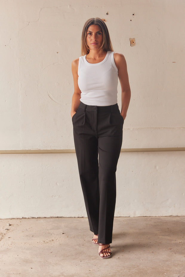 Liva Loose Pant | Sort | Bukser fra Statebird