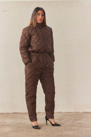 Lolly quilt jumpsuit | Brun | Termodragt fra French Laundry