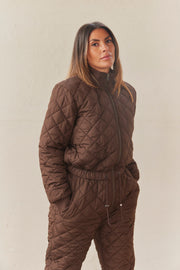 Lolly quilt jumpsuit | Brun | Termodragt fra French Laundry