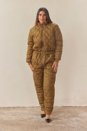Isola Teddy Jumpsuit | Mørkegrøn | Termodragt fra French Laundry