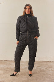 Lolly quilt jumpsuit | Sort | Termodragt fra French Laundry